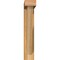 Ekena Millwork Traditional Block Rough Sawn Bracket w/ Offset Brace, Western Red Cedar, 4"W x 18"D x 22"H BKT0402X18X22TRA05RWR - alternate 4
